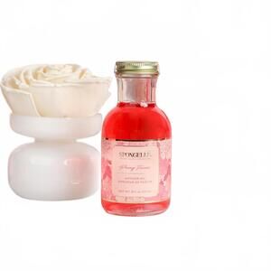 NEW SPONGELLÉ peony flower private reserve diffuser in pink